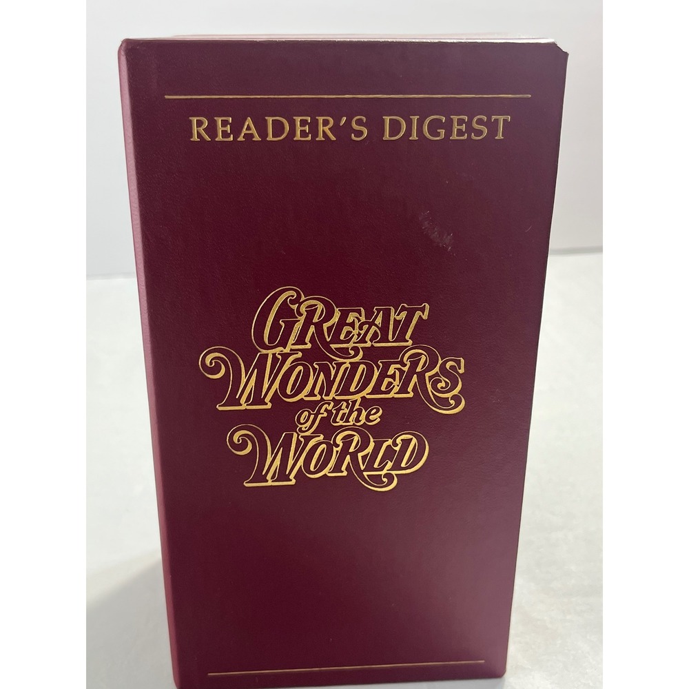 VTG Readers Digest Great Wonders of the World VHS 3 Tape Box Set 93' Documentary